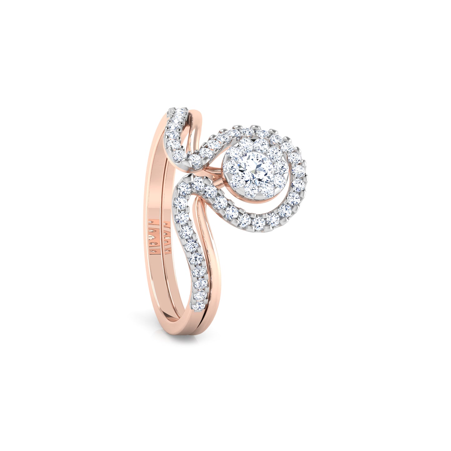 Glimmer Radiance 14Kt Diamond Ring