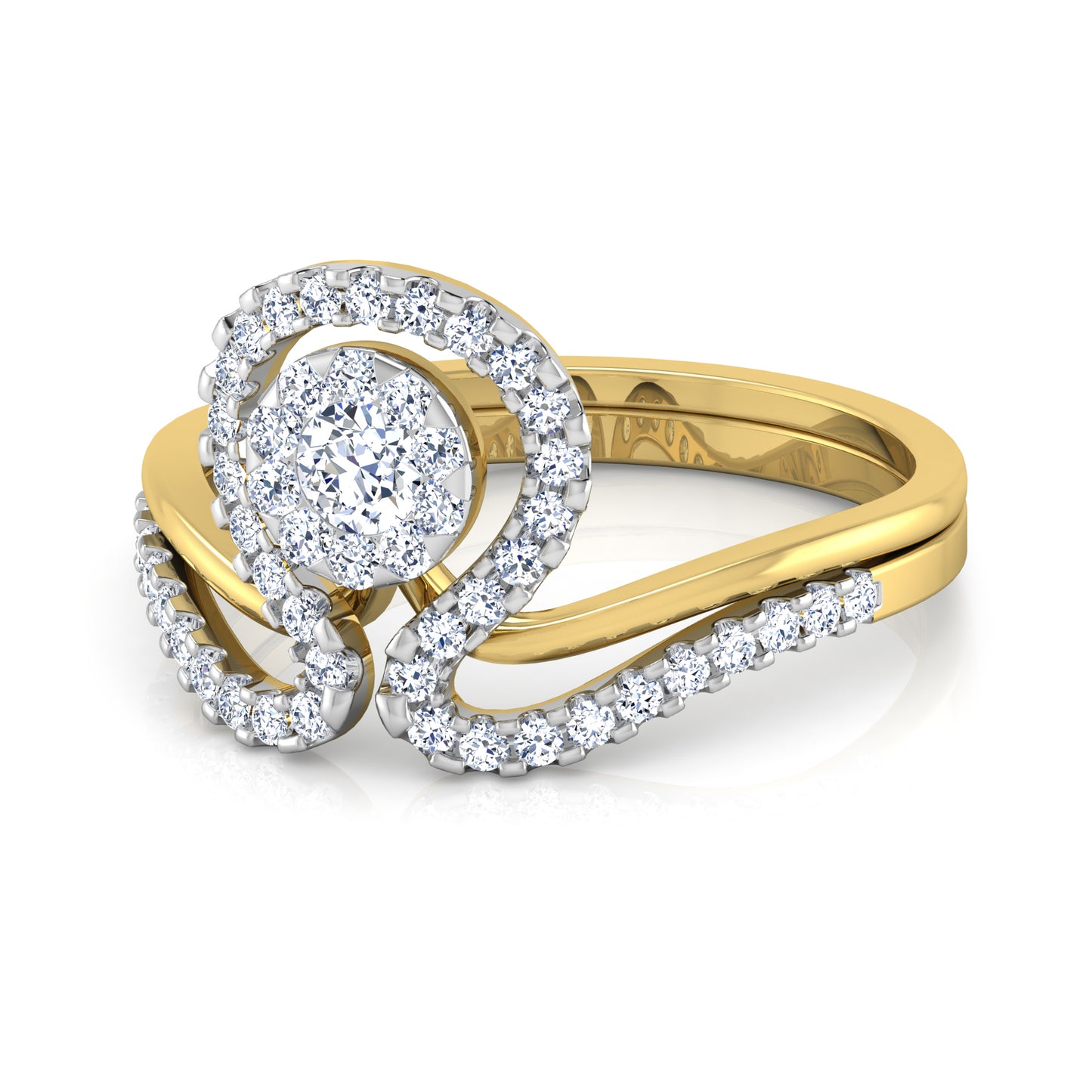 Glimmer Radiance 14Kt Diamond Ring