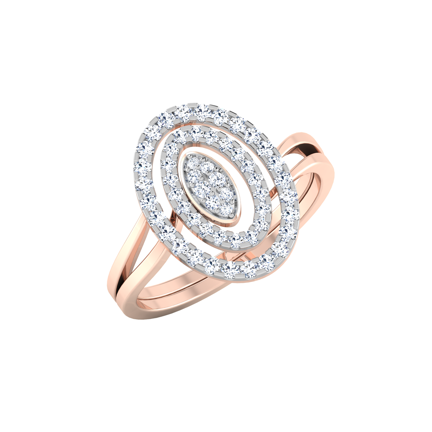 Lagoon 14Kt Diamond Ring For Women