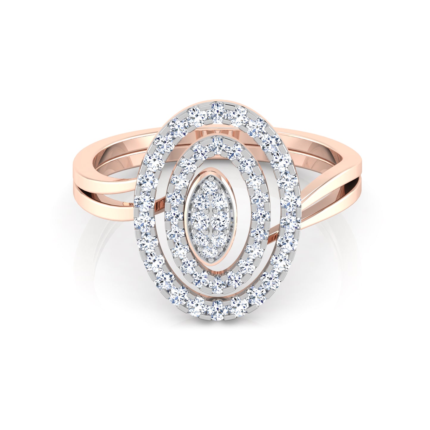 Lagoon 14Kt Diamond Ring For Women
