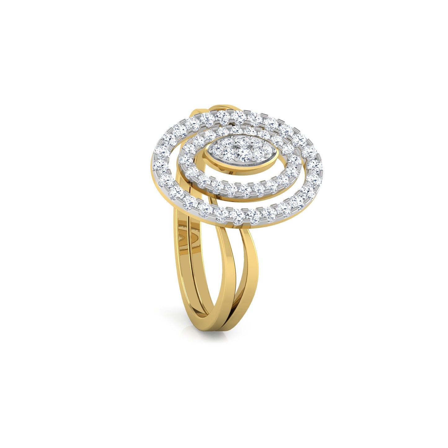 Lagoon 14Kt Diamond Ring For Women