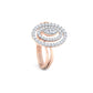 Lagoon 14Kt Diamond Ring For Women
