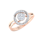 Symphony 18Kt Diamond Ring For Women