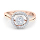 Symphony 18Kt Diamond Ring For Women