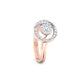 Symphony 18Kt Diamond Ring For Women