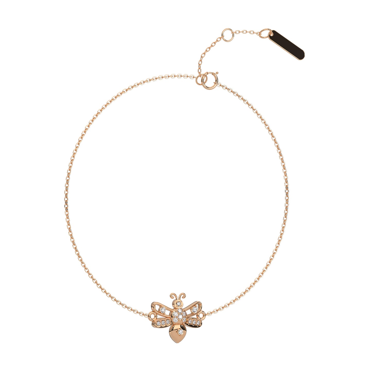 Glimmering Galaxy Diamond Chain Bracelet 18K