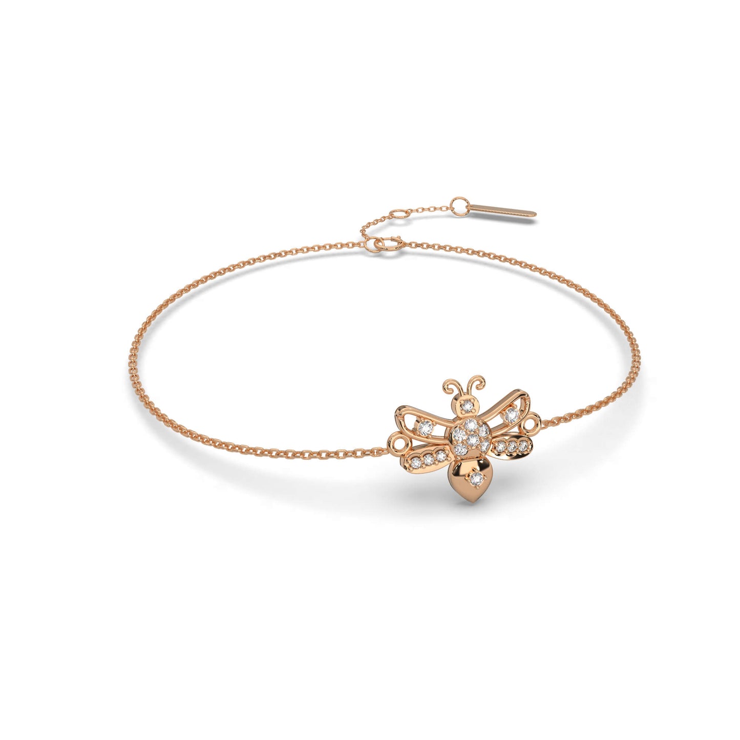 Glimmering Galaxy Diamond Chain Bracelet 18K