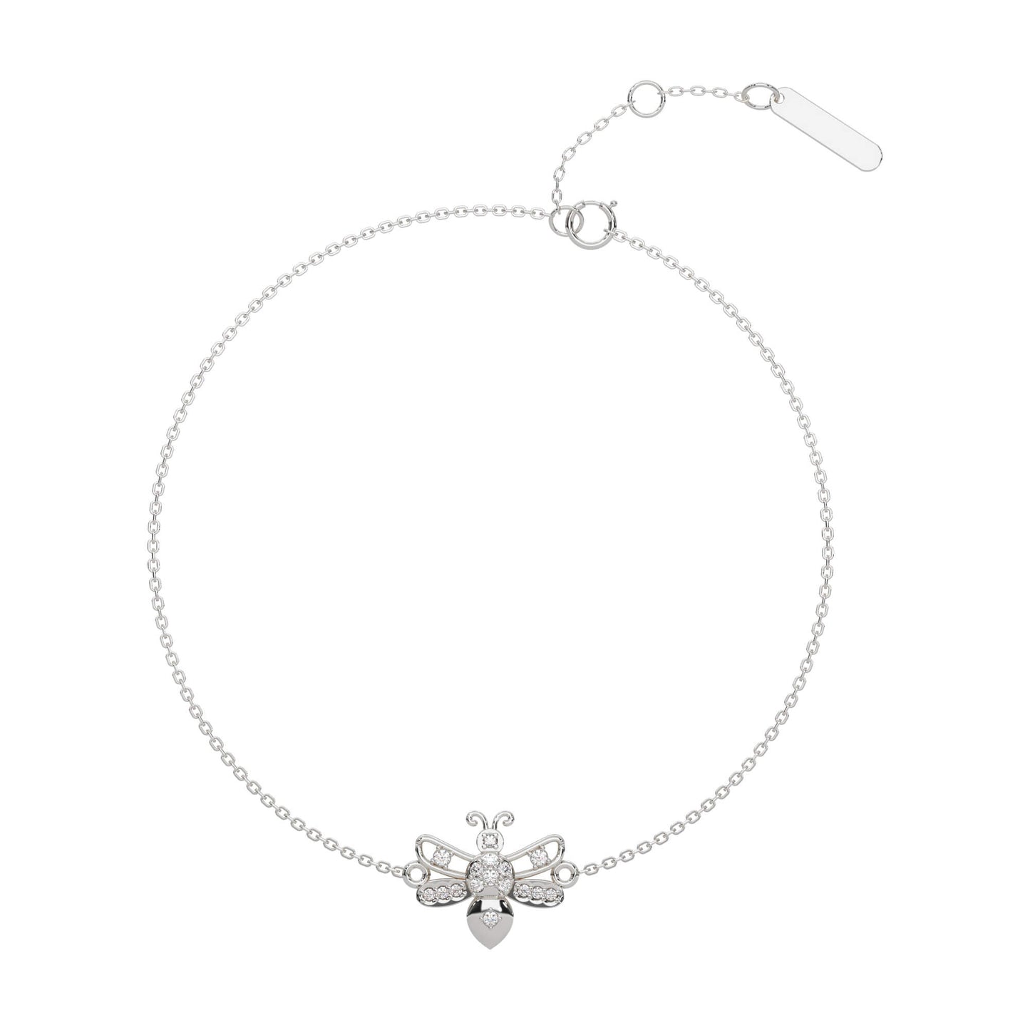 Glimmering Galaxy Diamond Chain Bracelet 18K