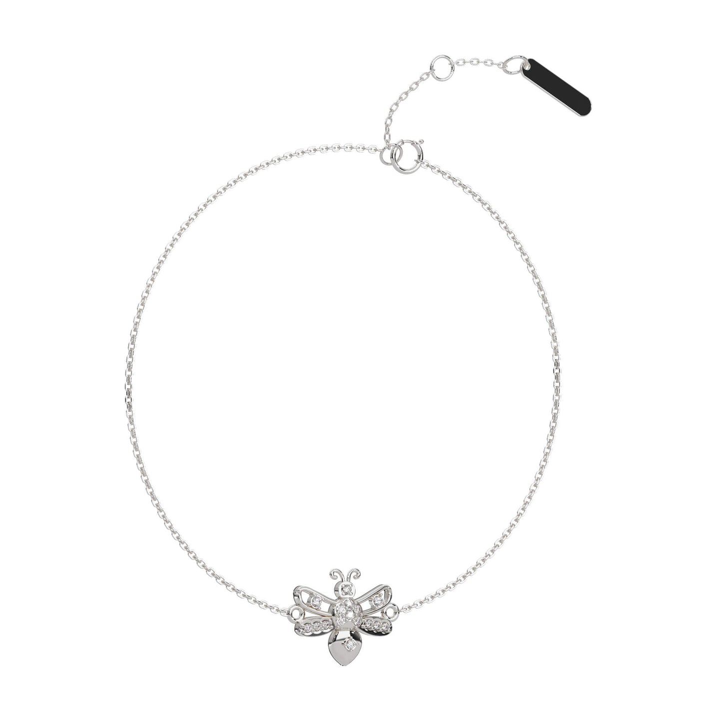 Glimmering Galaxy Diamond Chain Bracelet 18K