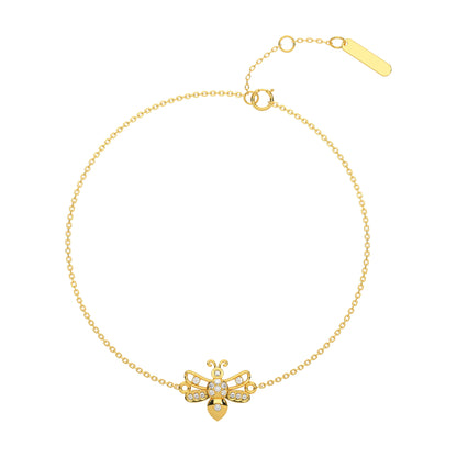 Glimmering Galaxy Diamond Chain Bracelet 18K