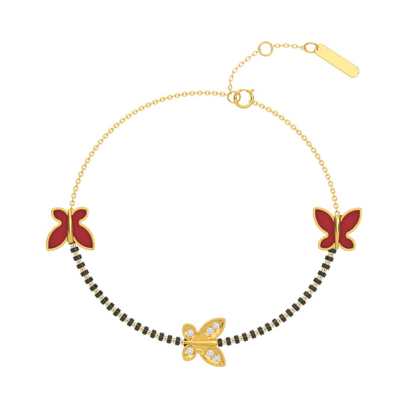 Scintillating Stardust Chain Bracelet 18K