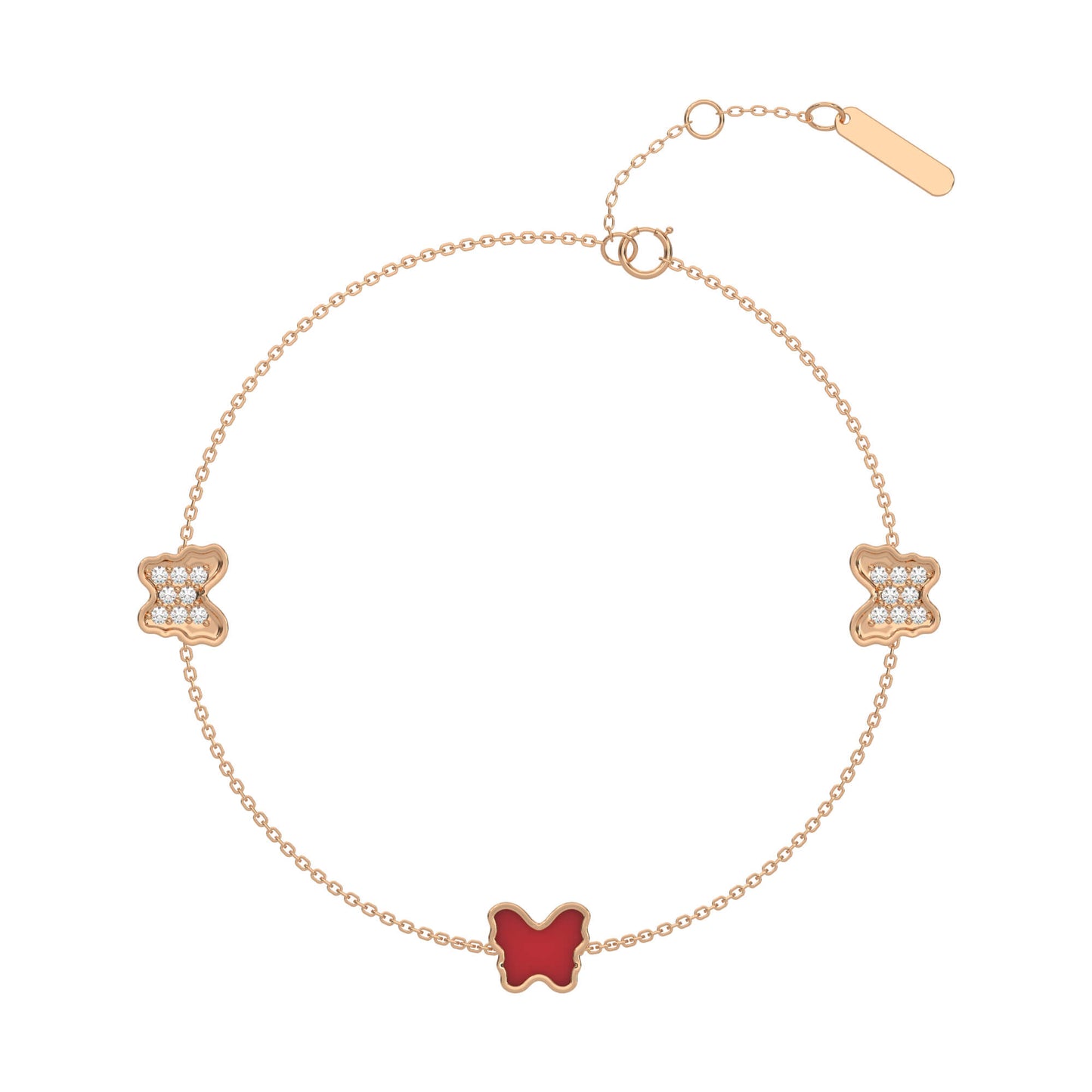 Eclat Elegance Diamond Chain Bracelet 18K