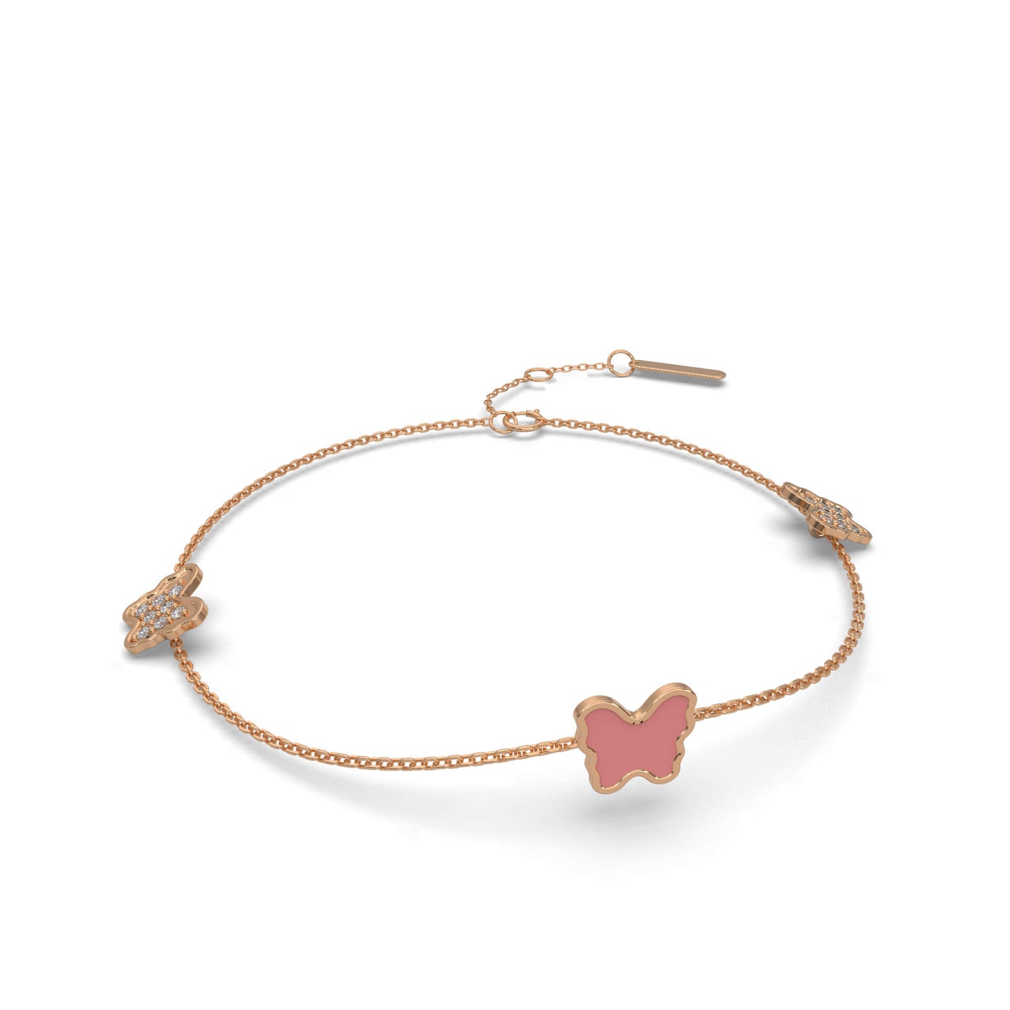 Eclat Elegance Diamond Chain Bracelet