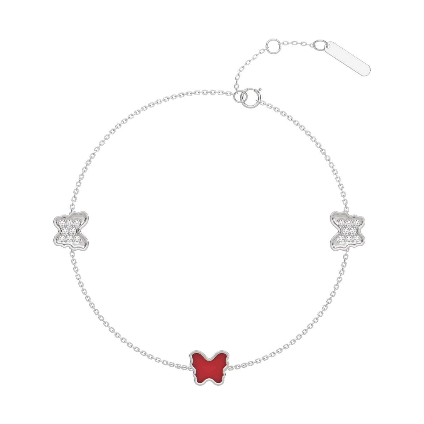 Eclat Elegance Diamond Chain Bracelet 18K