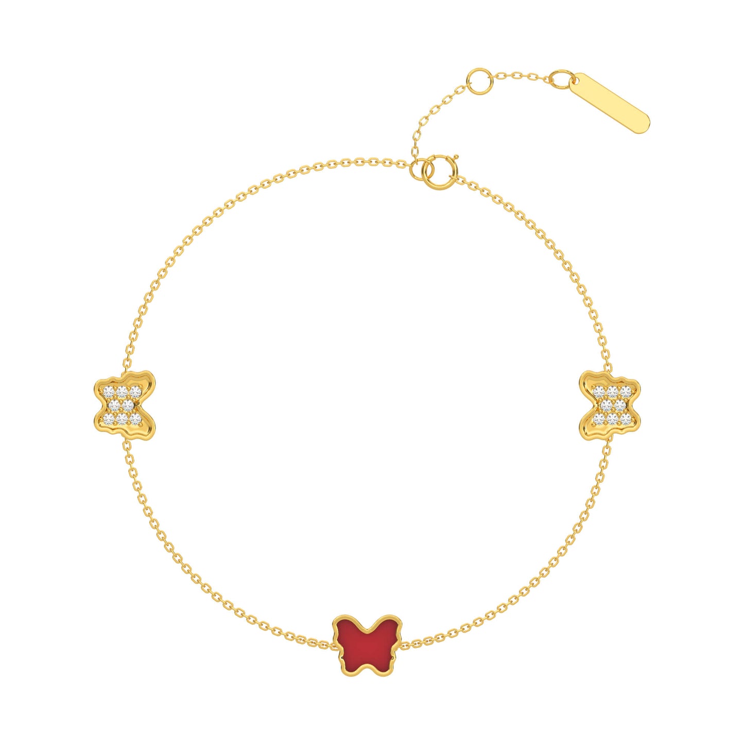 Eclat Elegance Diamond Chain Bracelet 18K
