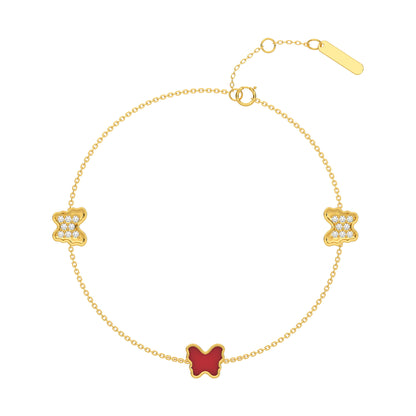 Eclat Elegance Diamond Chain Bracelet 18K