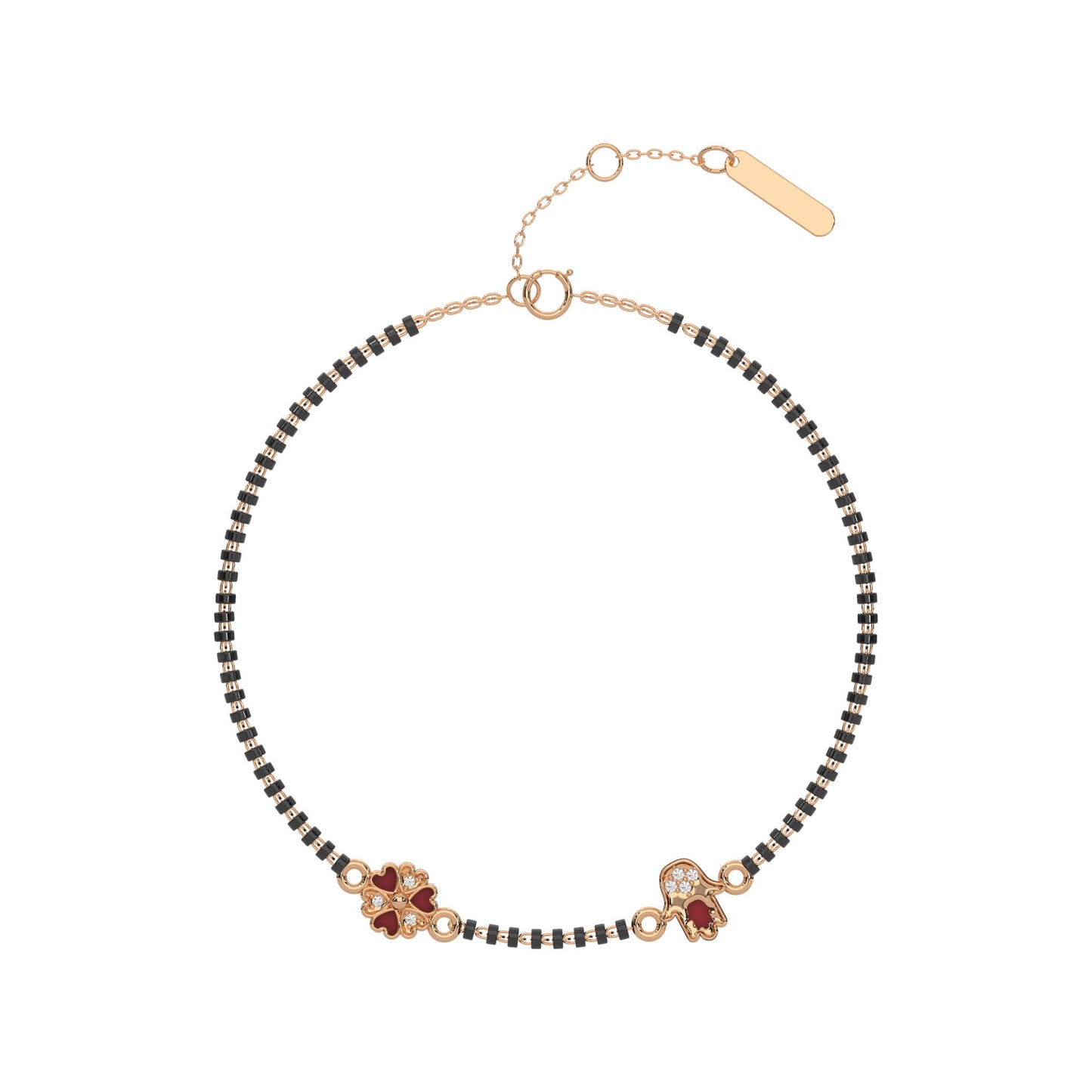 Gleaming Grace Diamond Chain Bracelet 18K