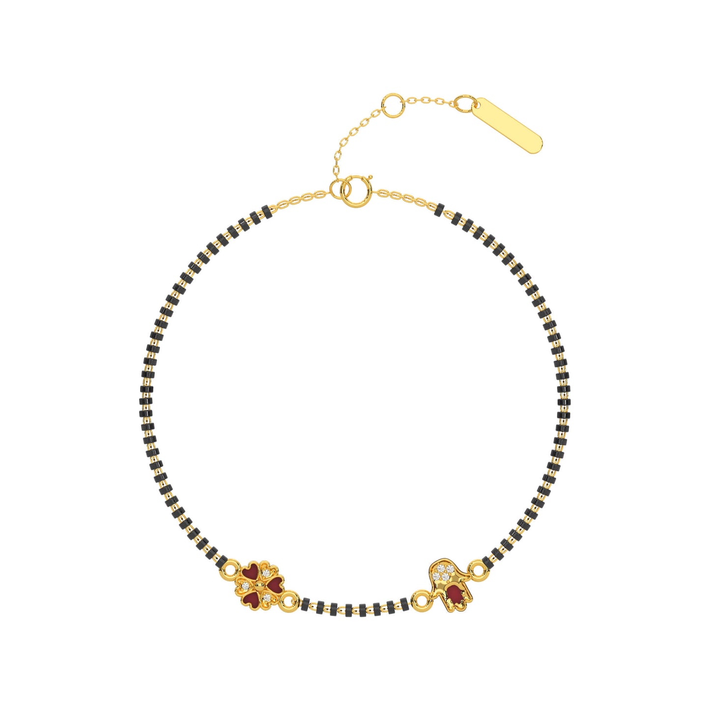 Gleaming Grace Diamond Chain Bracelet 18K