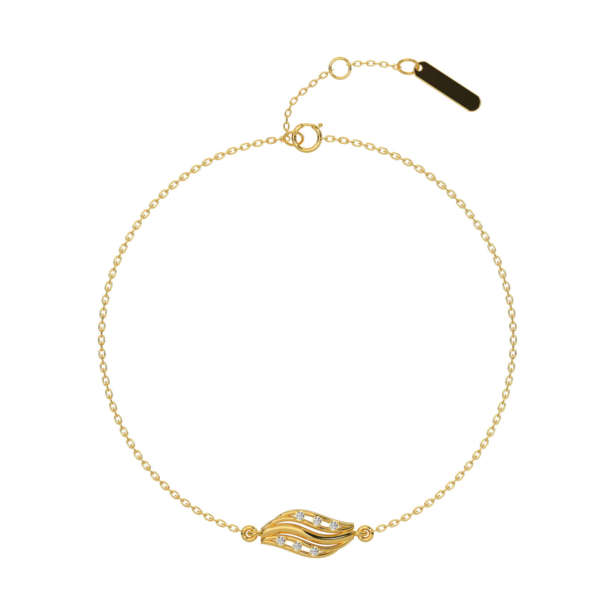 Sparkling Sands Chain Bracelet