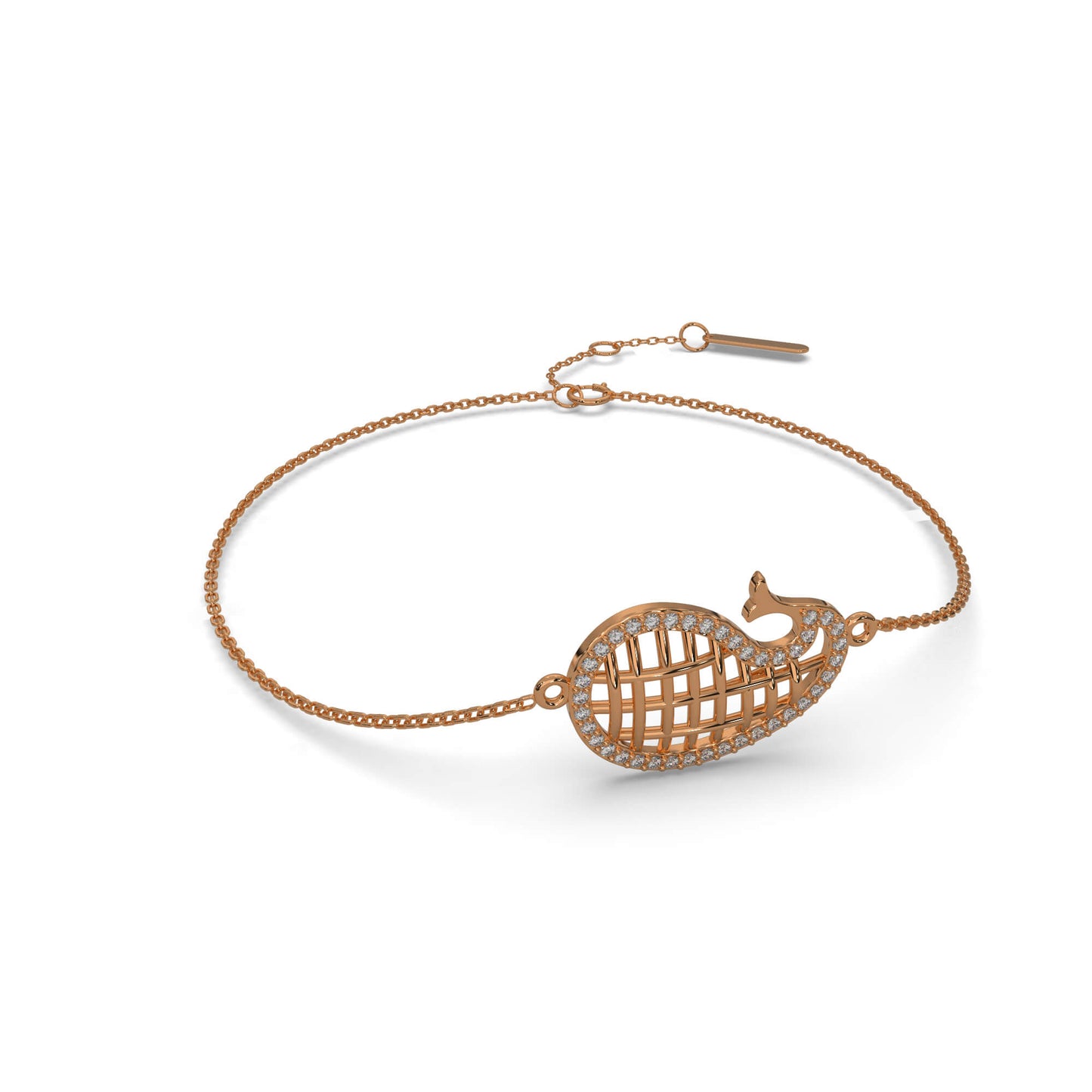 Glimmering Gracefulness Chain Bracelet