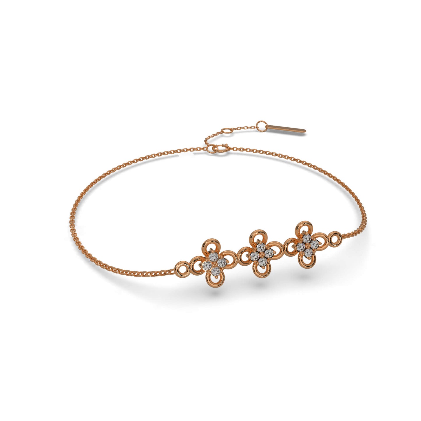 Scintillating Seas Diamond Bracelet