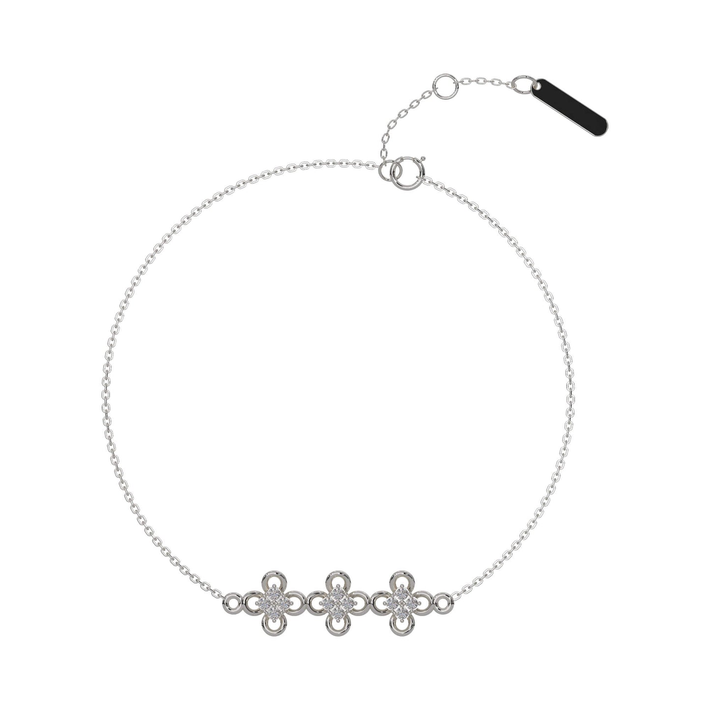 Scintillating Seas Diamond Bracelet