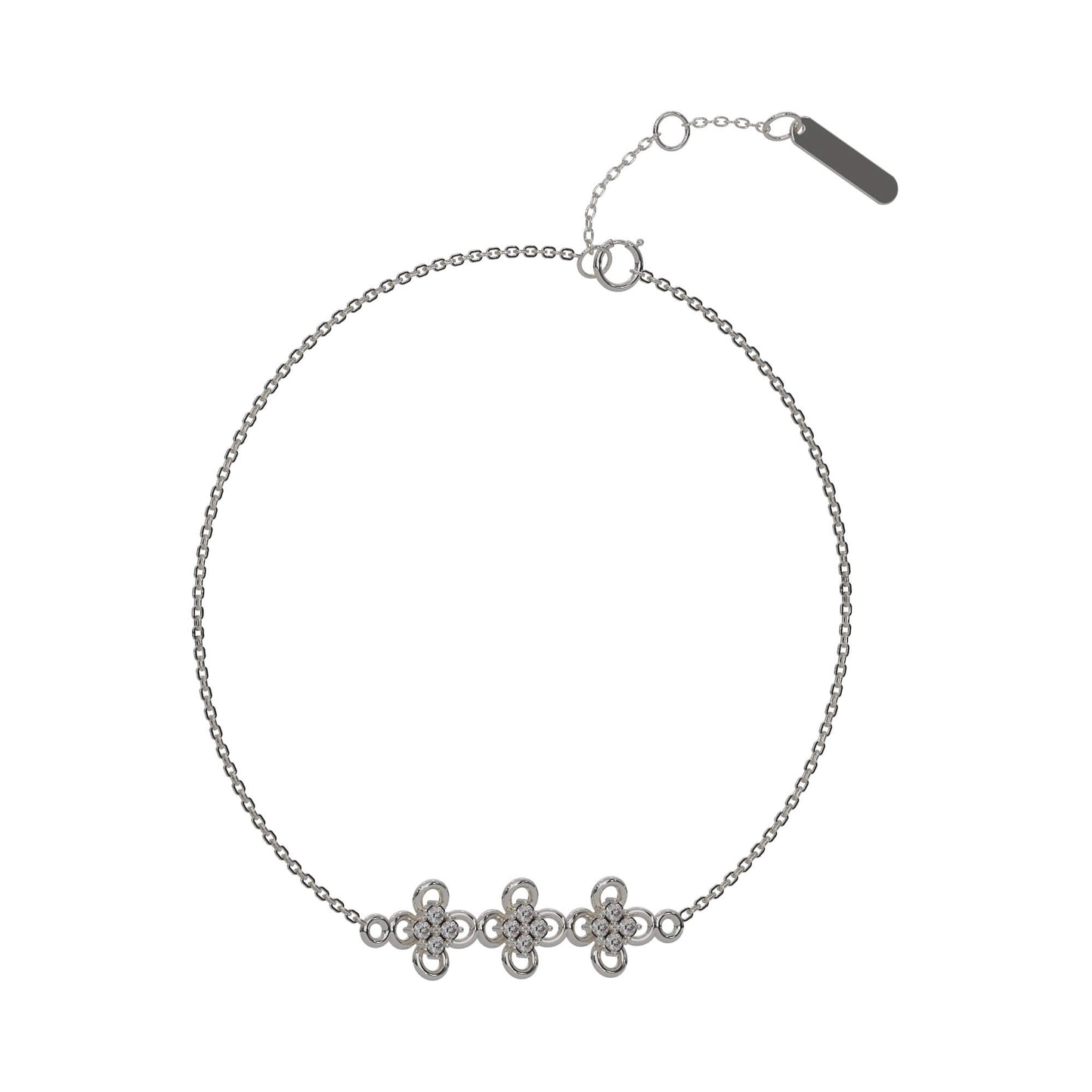 Scintillating Seas Diamond Bracelet