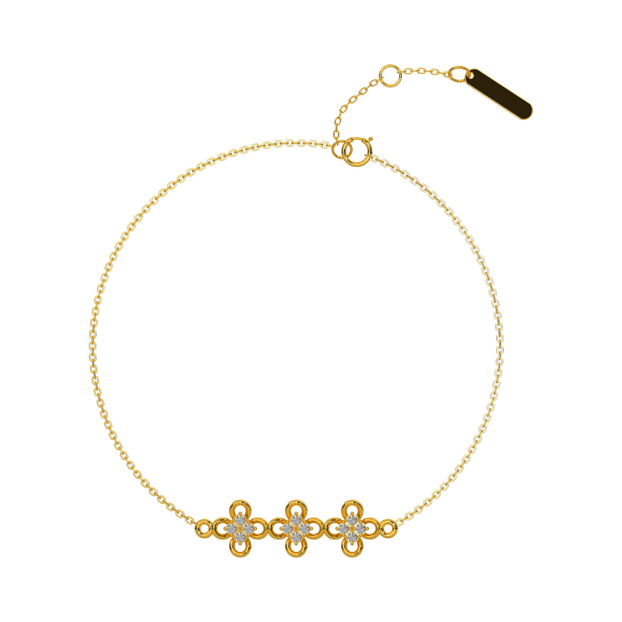 Scintillating Seas Diamond Bracelet