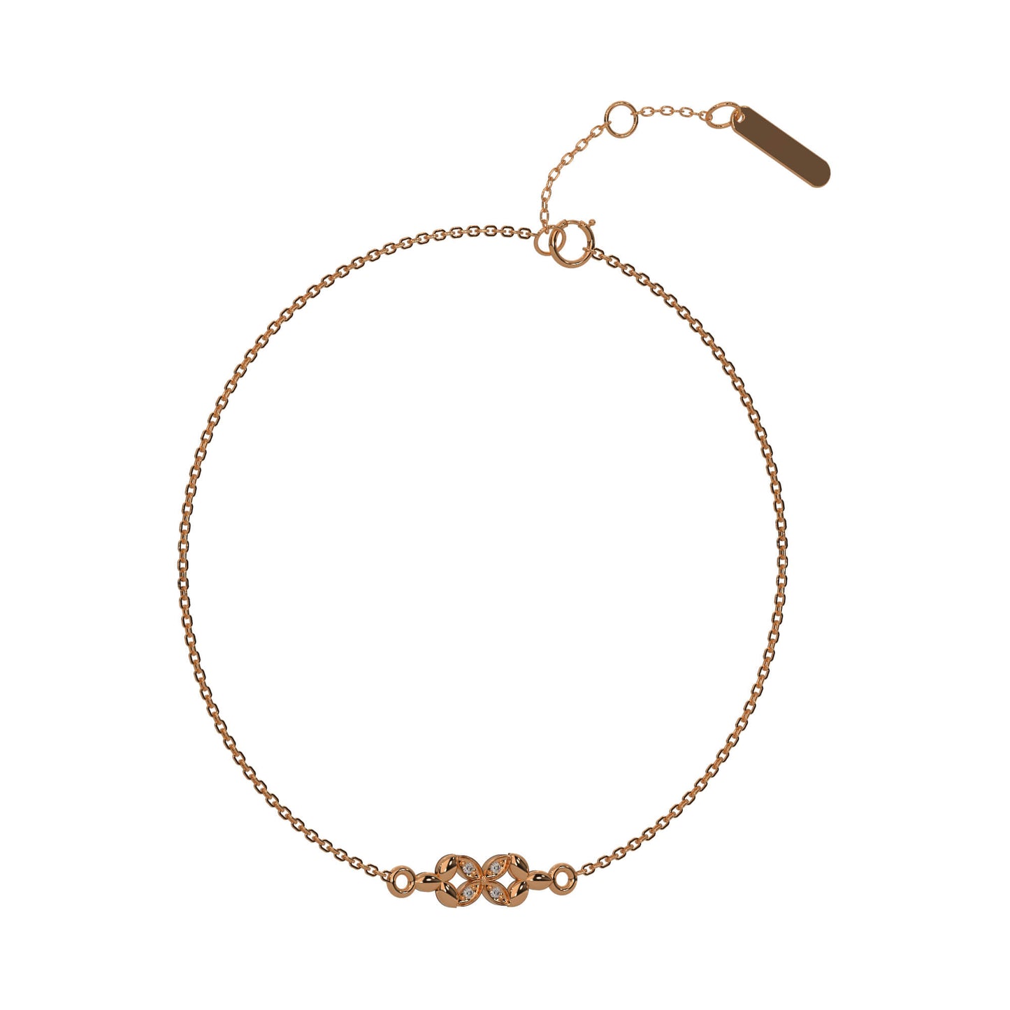 Radiant Rhapsody Chain Bracelet 18K
