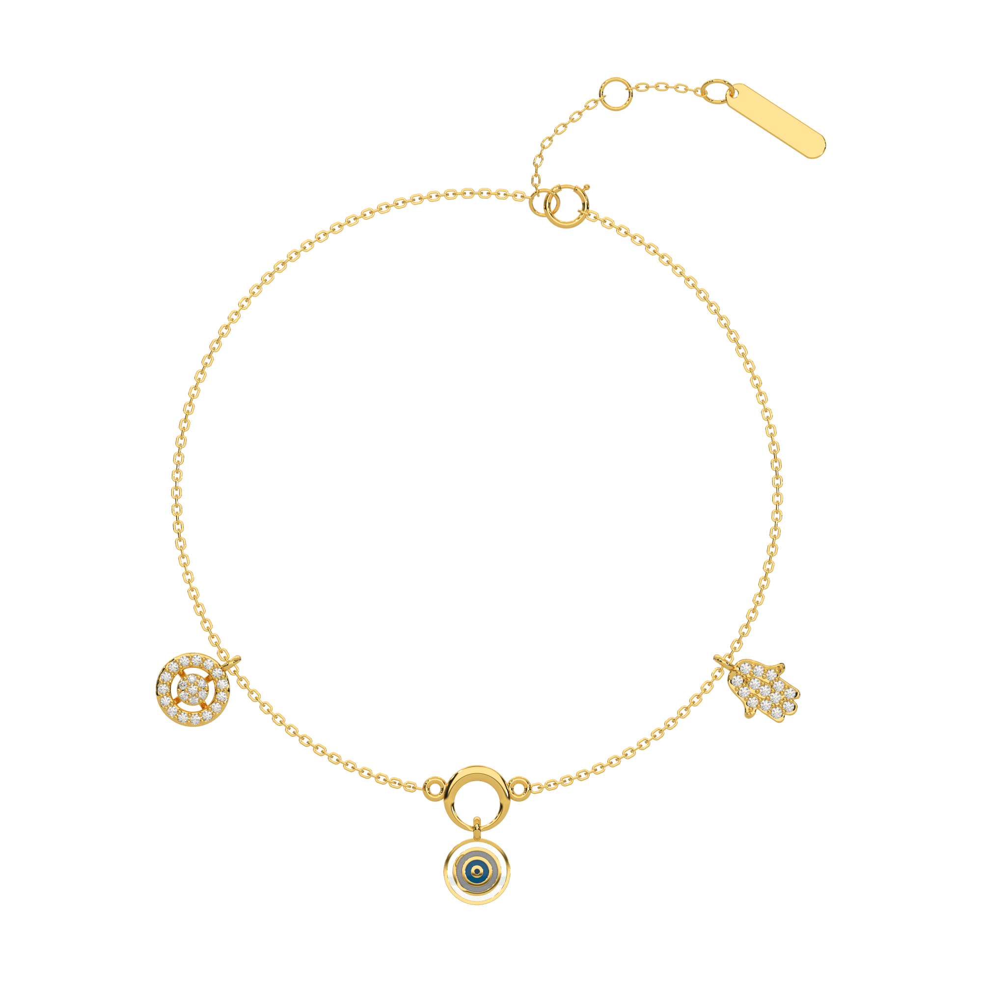 Sparkling Serenity Chain Bracelet