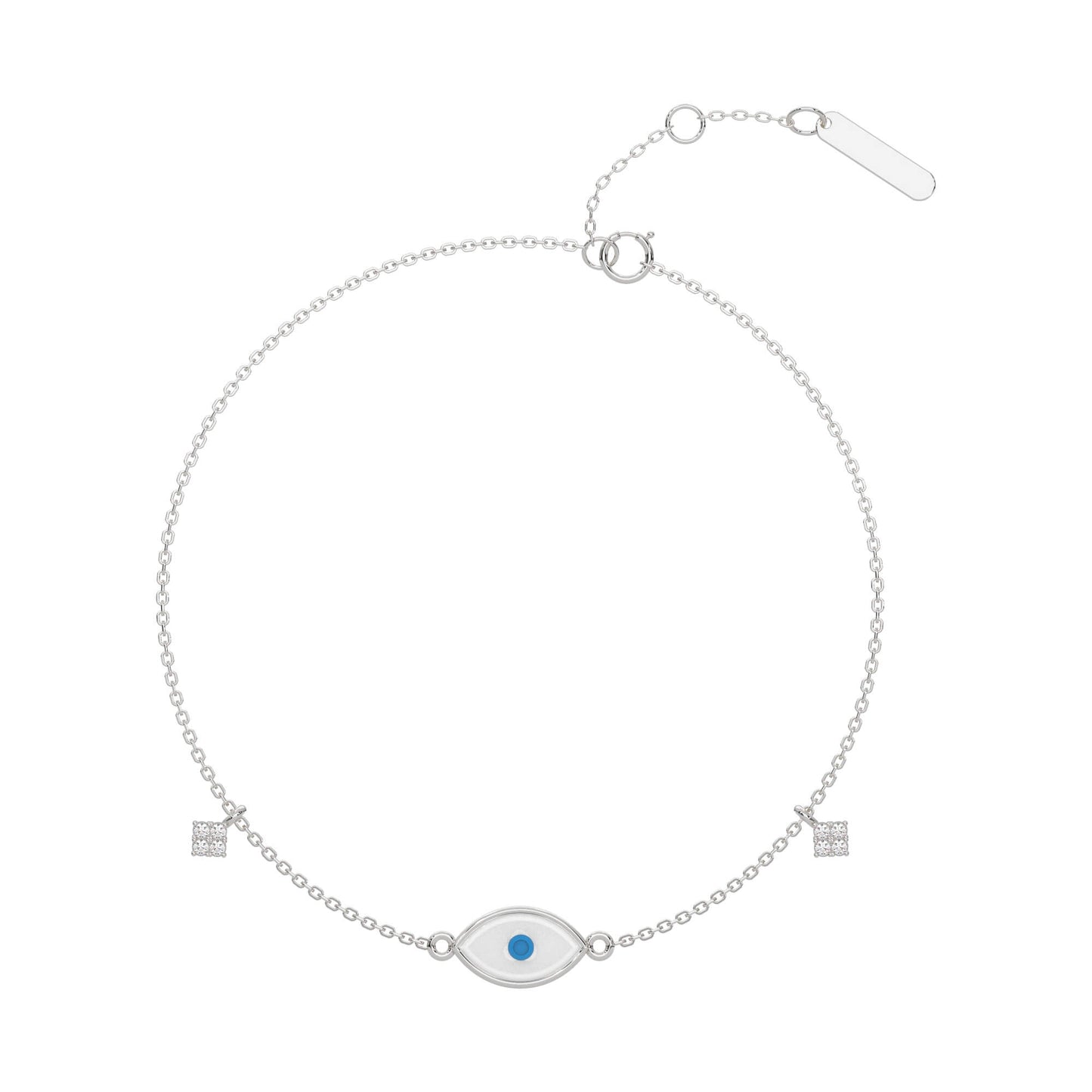 Radiant Cascade Chain Bracelet 18K