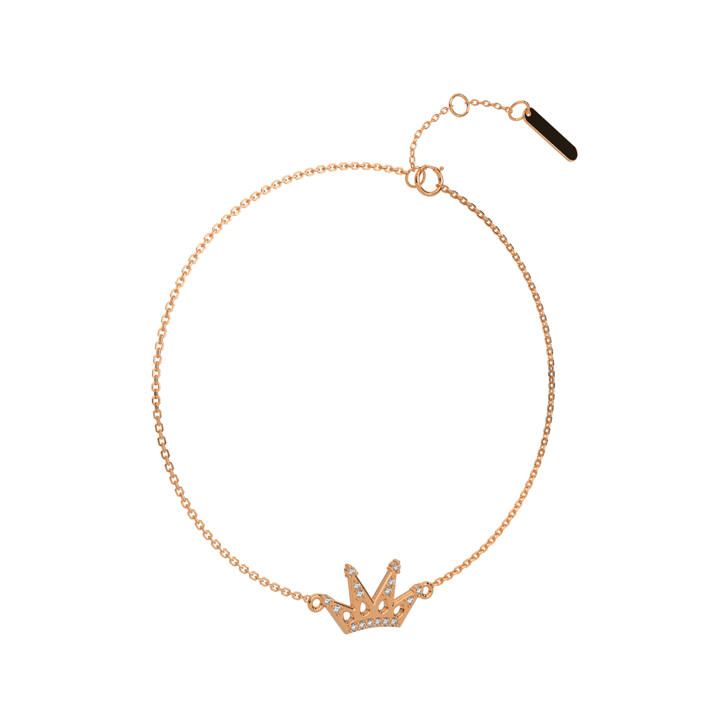 Glittering Glamour Diamond Chain Bracelet 18K