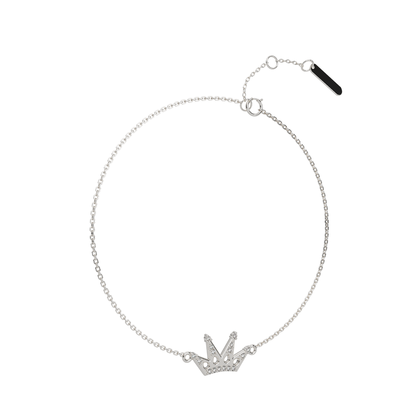 Glittering Glamour Diamond Chain Bracelet