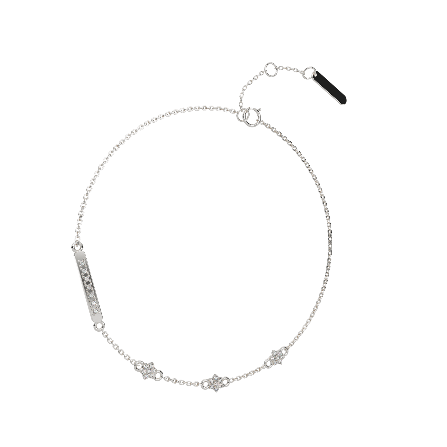 Shimmering Splendor Chain Bracelet 18K