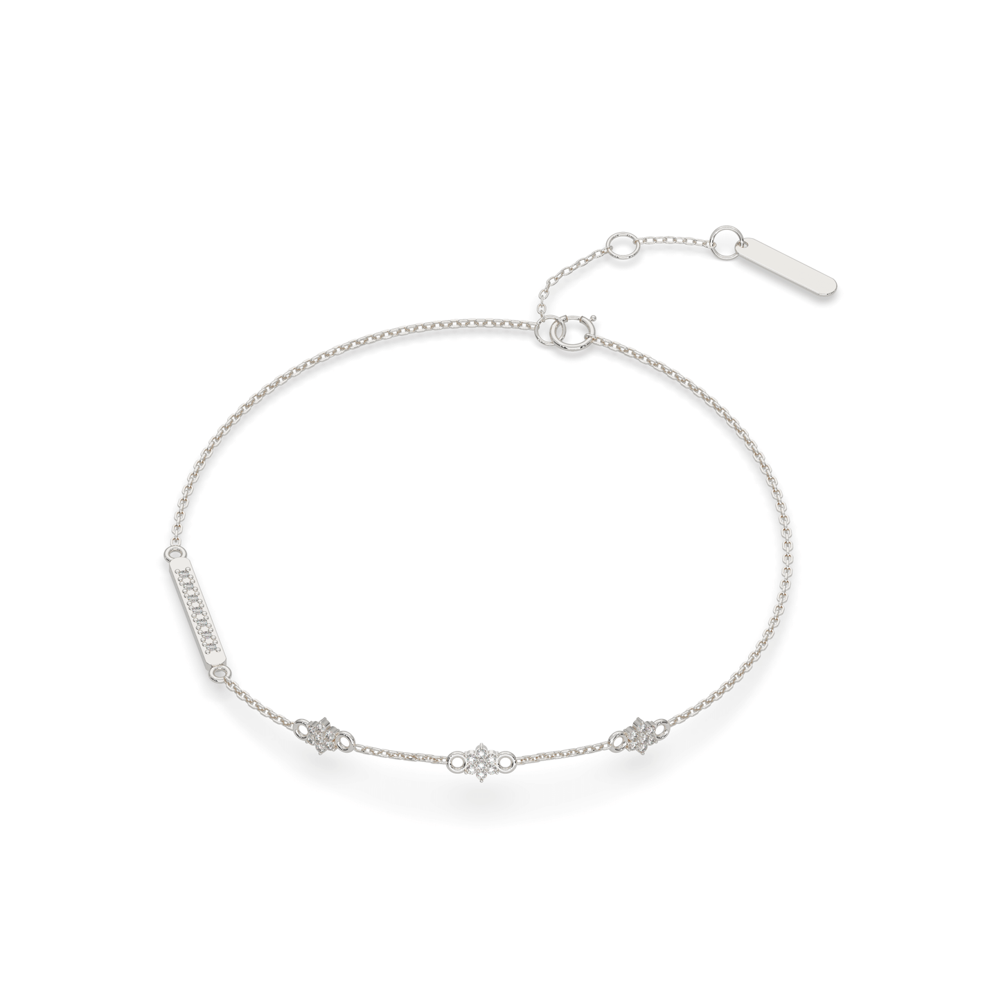Shimmering Splendor Chain Bracelet 18K