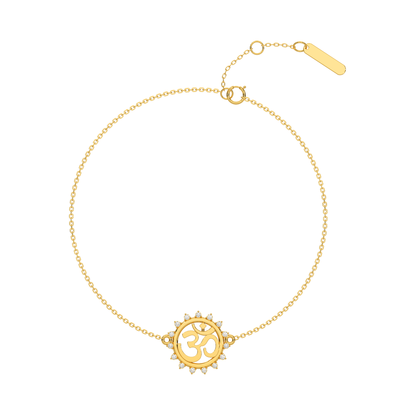 Twinkling Tranquility Chain Bracelet 18K
