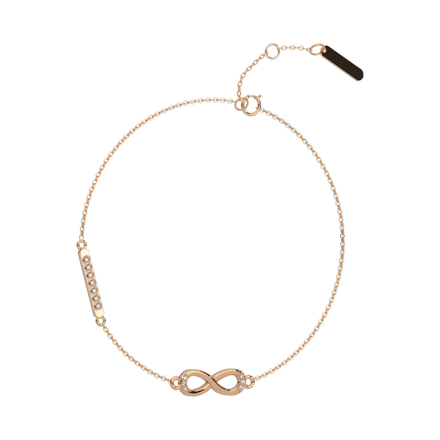 Bedazzling Brilliance Chain Bracelet