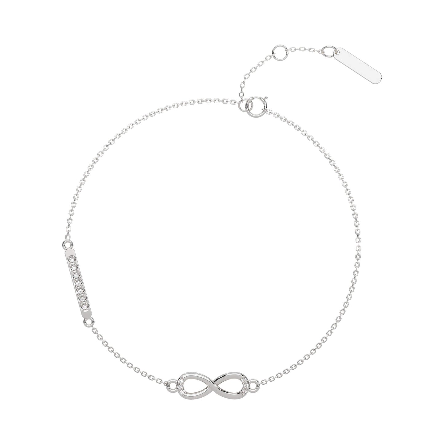 Bedazzling Brilliance Chain Bracelet