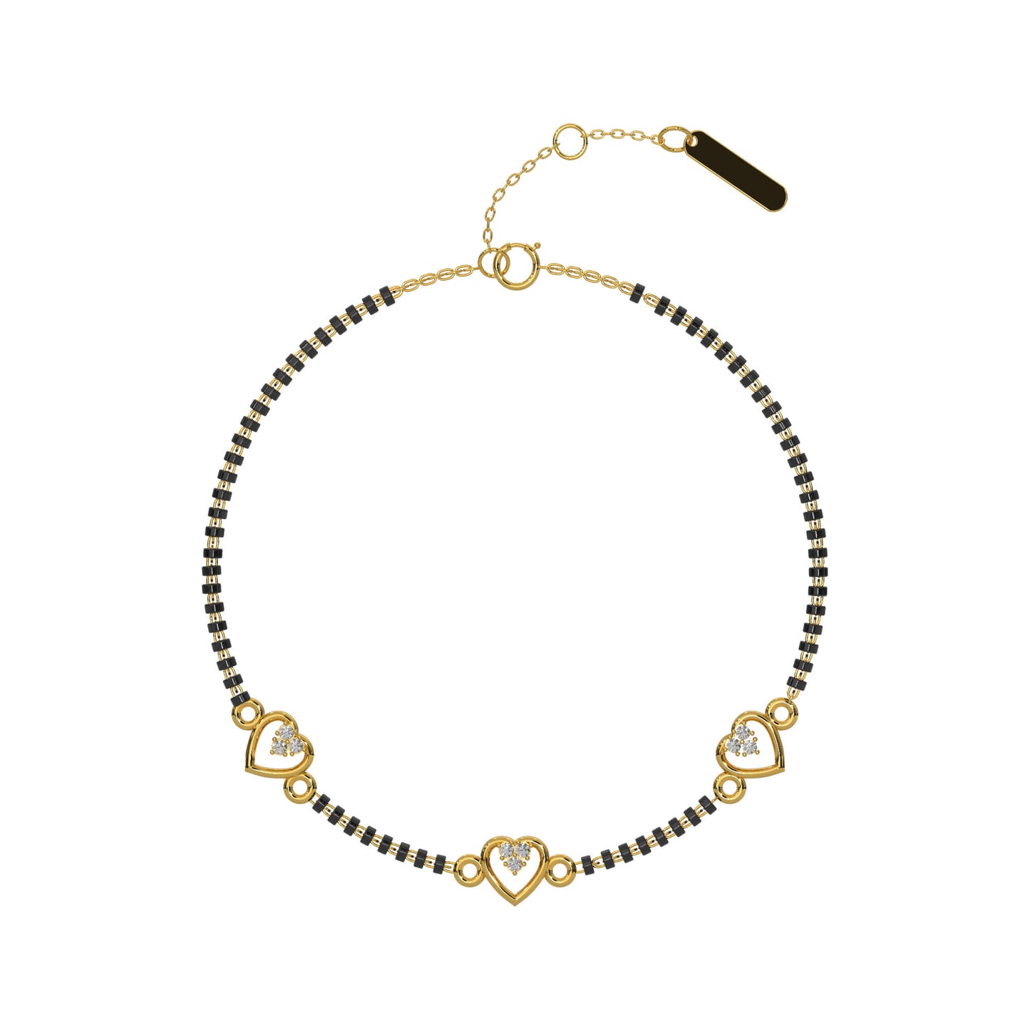 Dazzling Dusk Diamond Chain Bracelet 18K