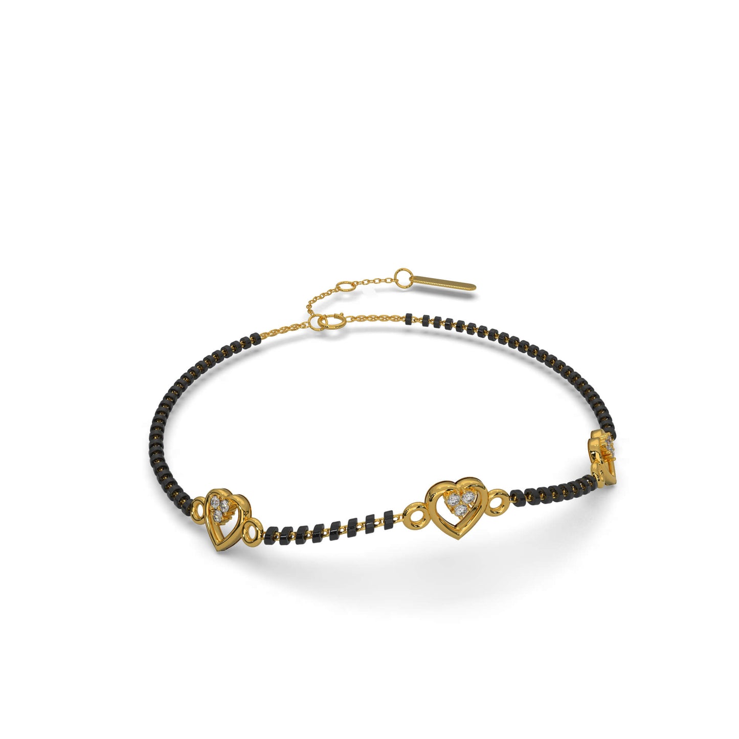 Dazzling Dusk Diamond Chain Bracelet 18K