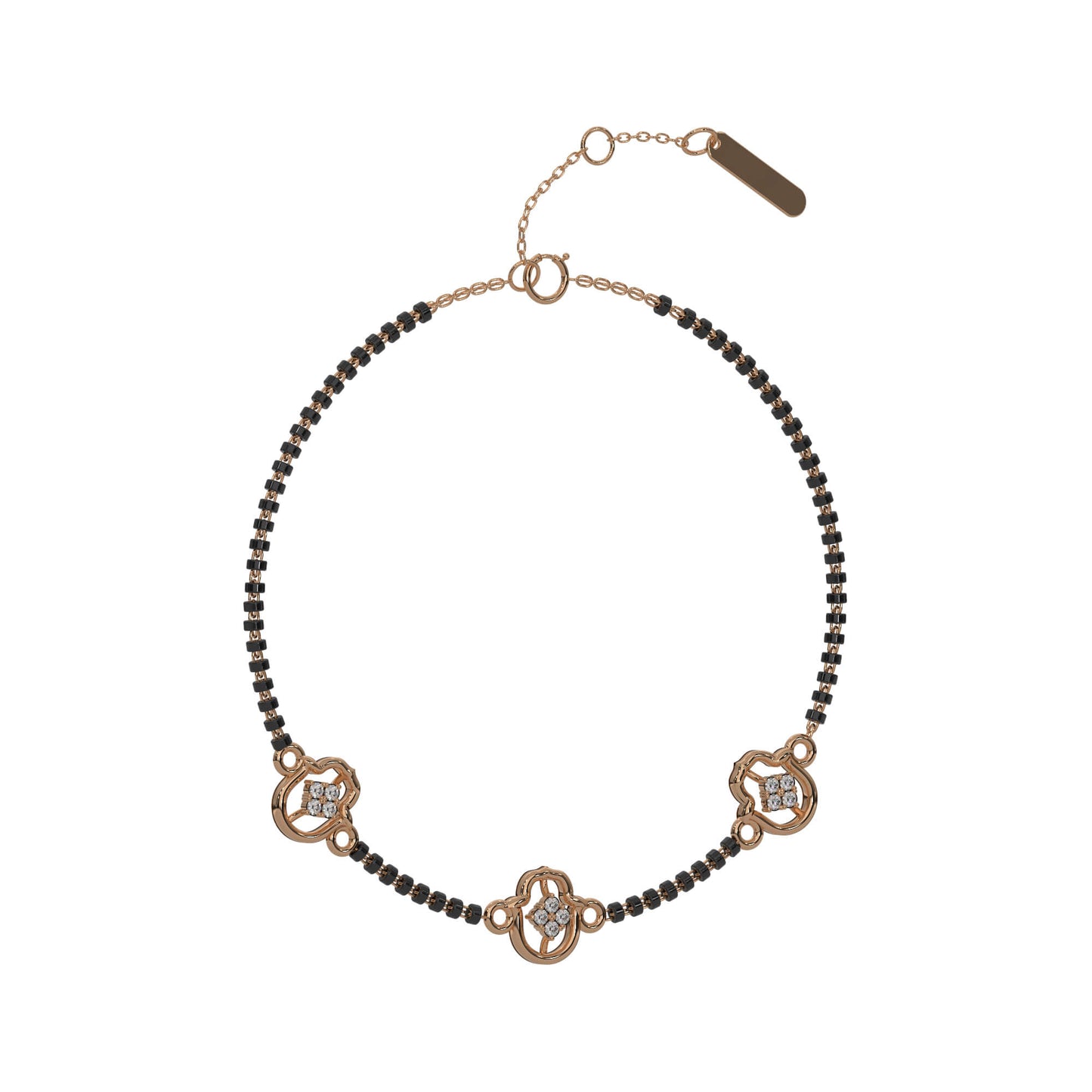 Glowing Gardenia Chain Bracelet 18K