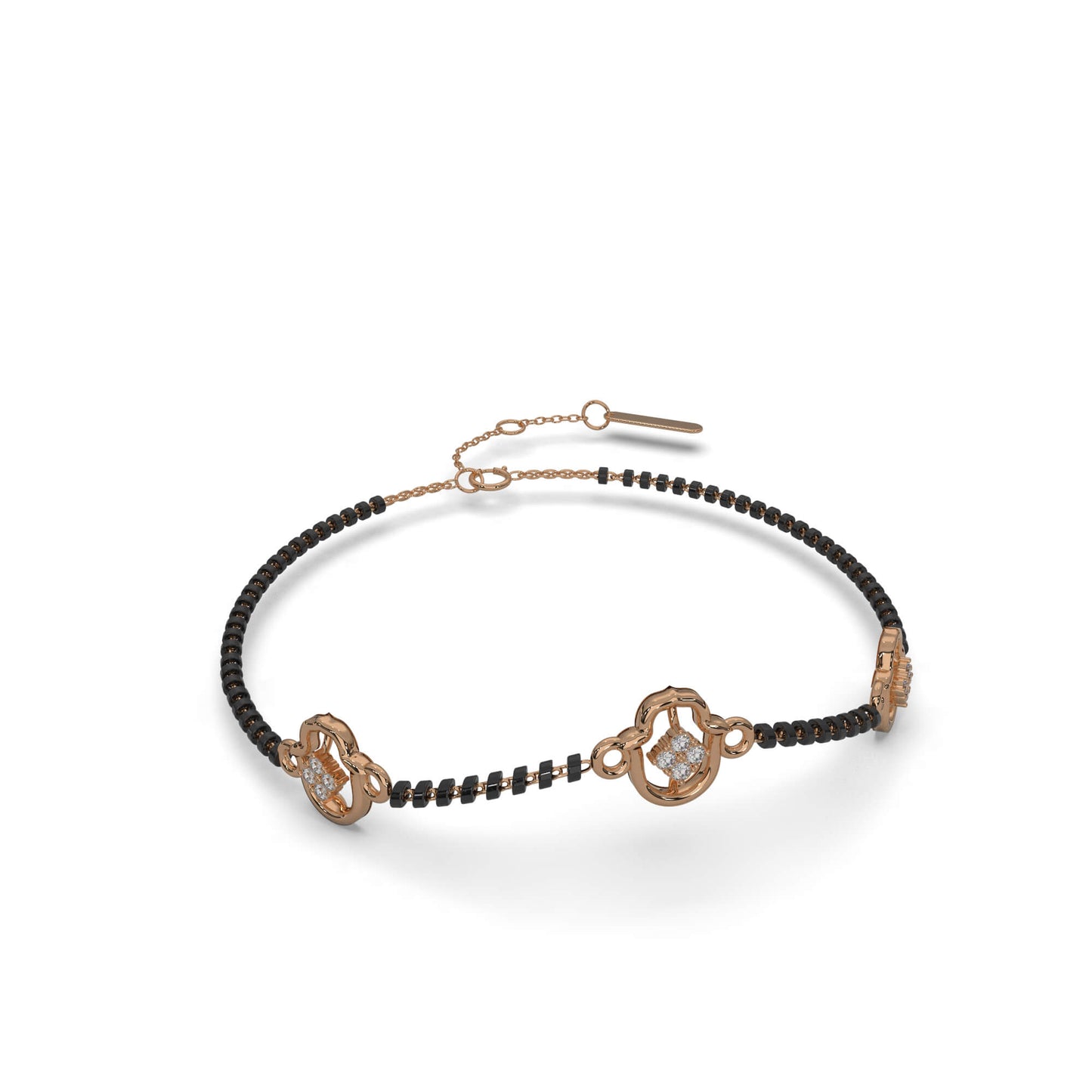 Glowing Gardenia Chain Bracelet 18K