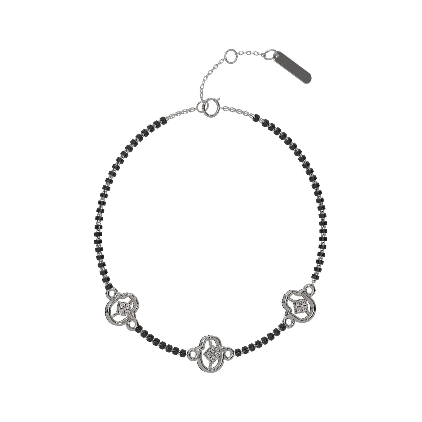 Glowing Gardenia Chain Bracelet 18K