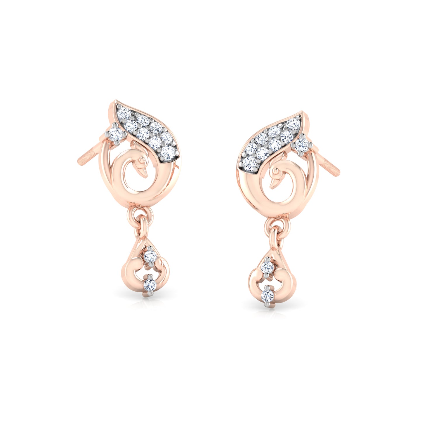 Moonstone Earrings 18K