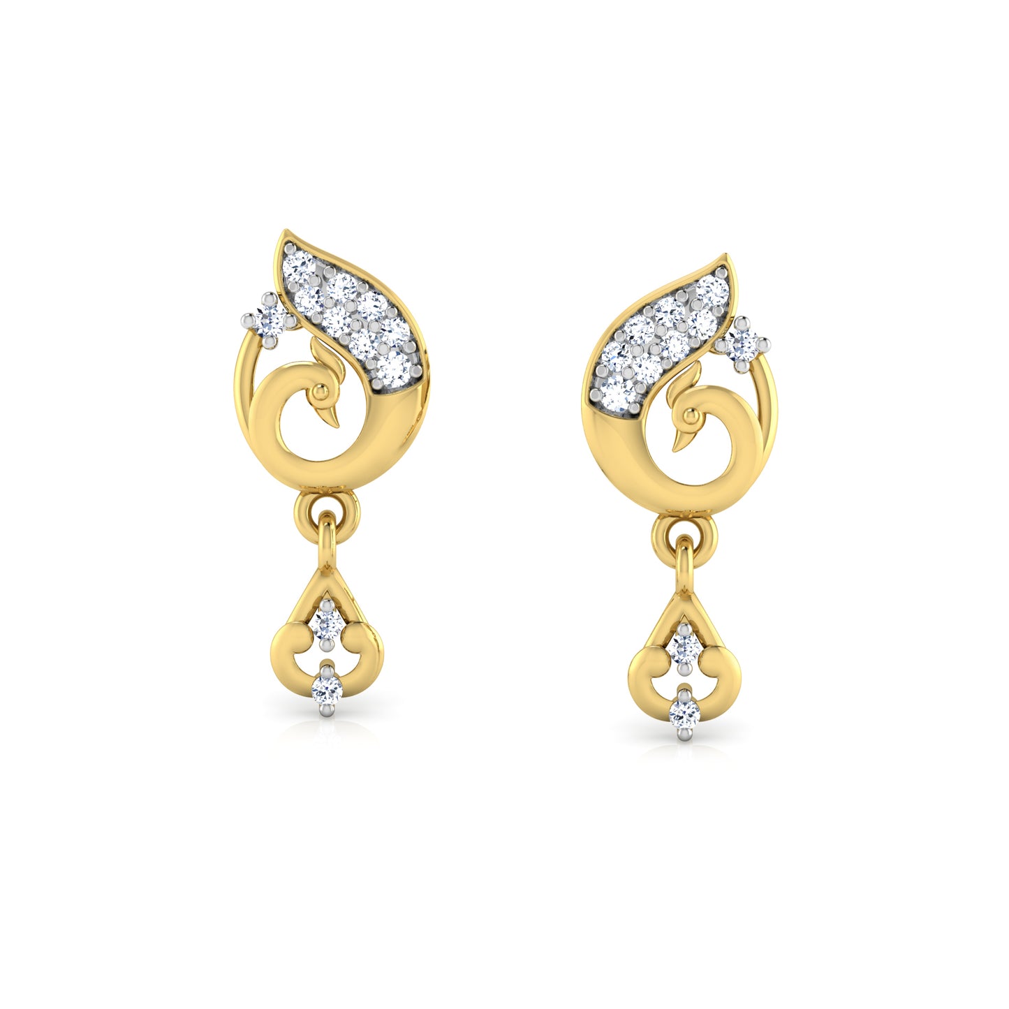 Moonstone Earrings 18K