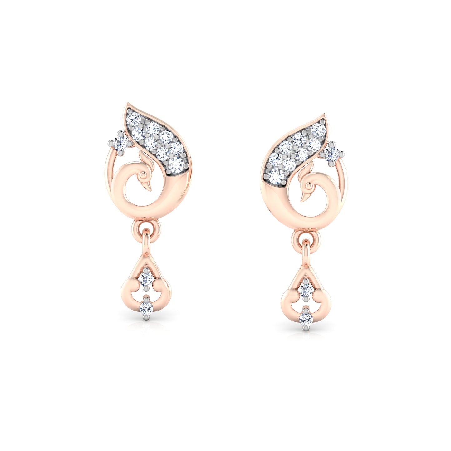 Moonstone Earrings 18K