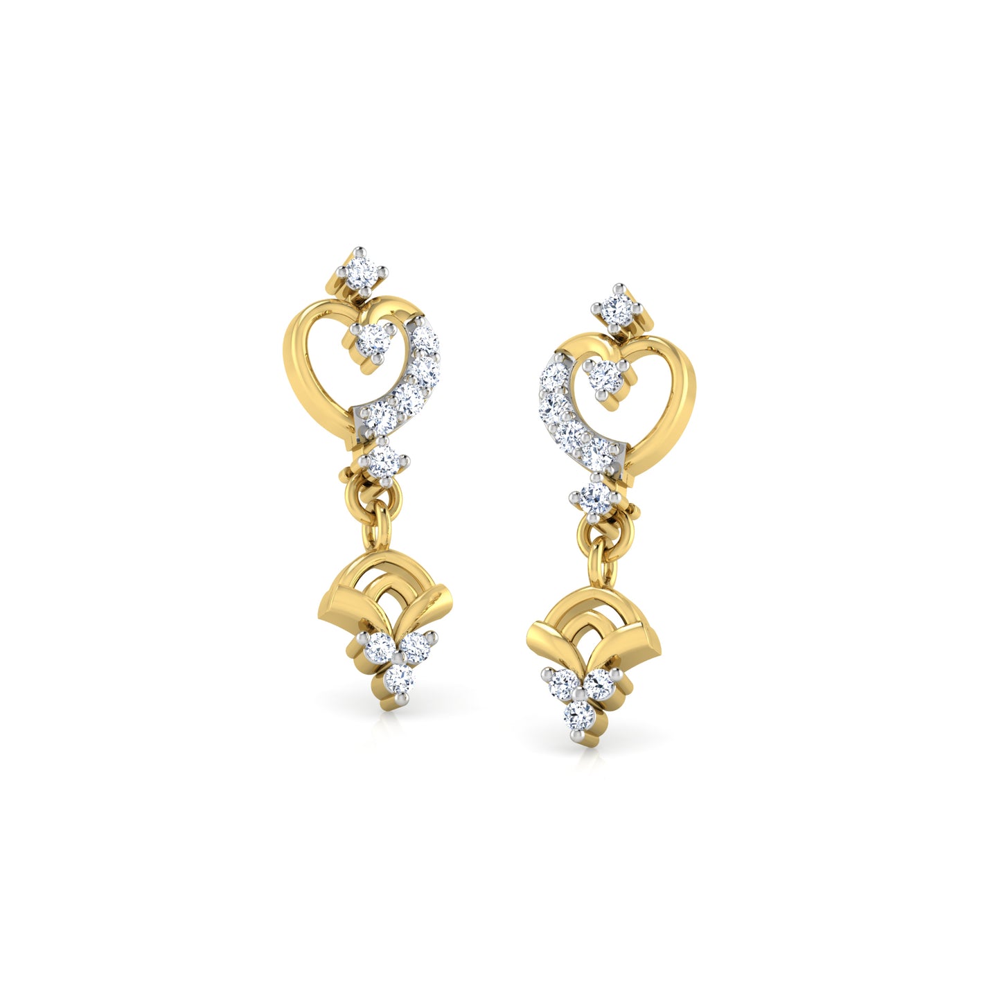 Dazzling Dewdrop Earrings 18K