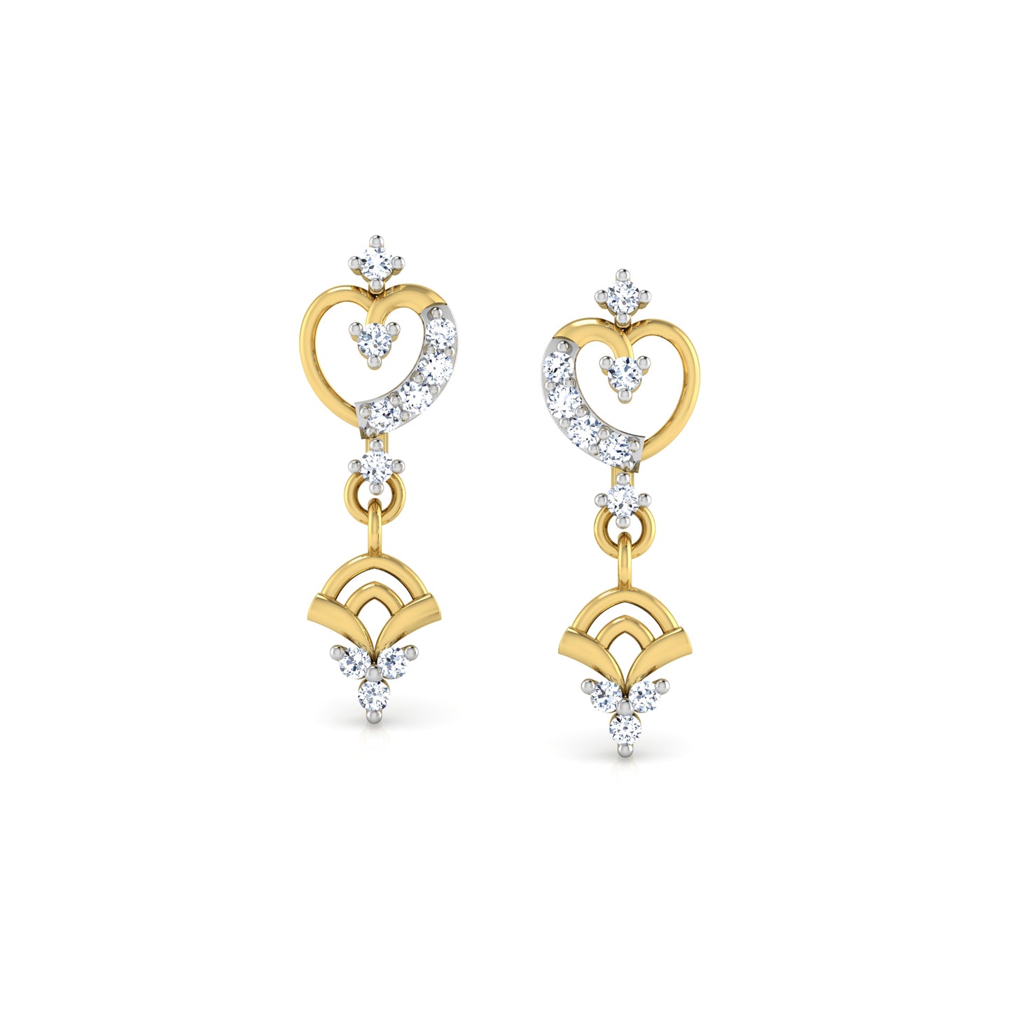 Dazzling Dewdrop Earrings 18K