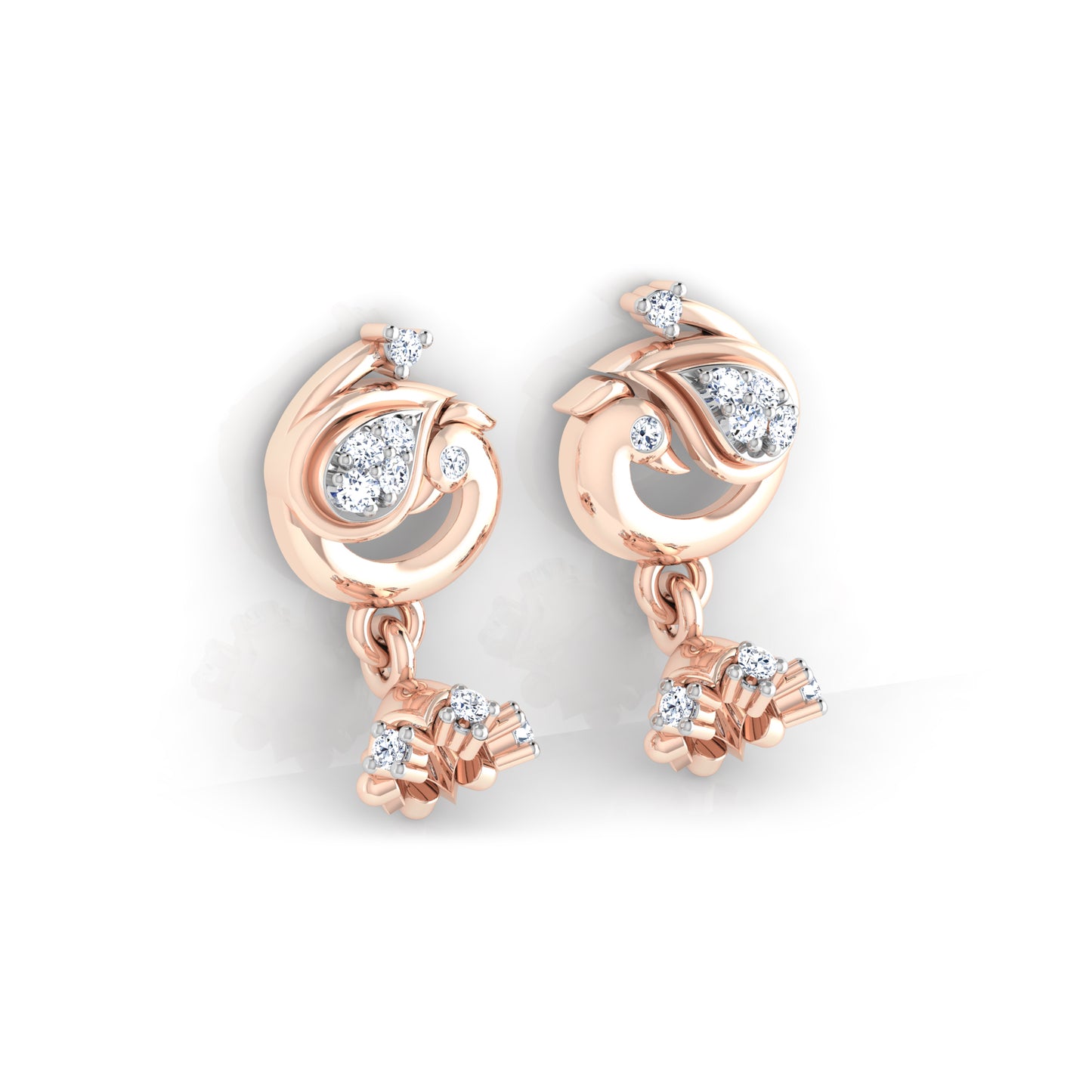 Twinkling Trellis Earrings 18K