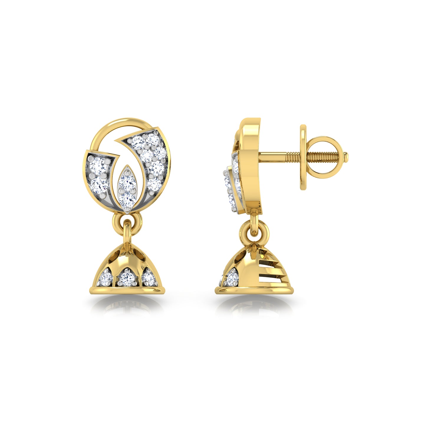 Blossoming Bloom Earrings 18K